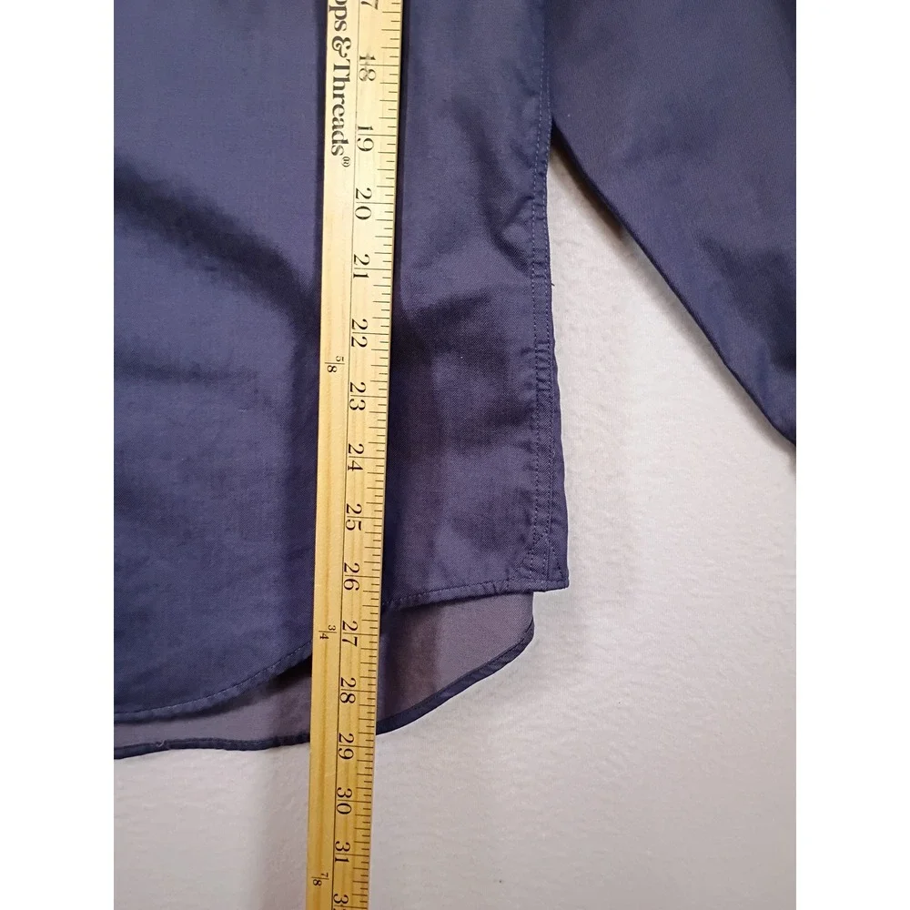 Professional Banana Republic Mens Large Purple Non Iron Classic Fit Dress Shirt